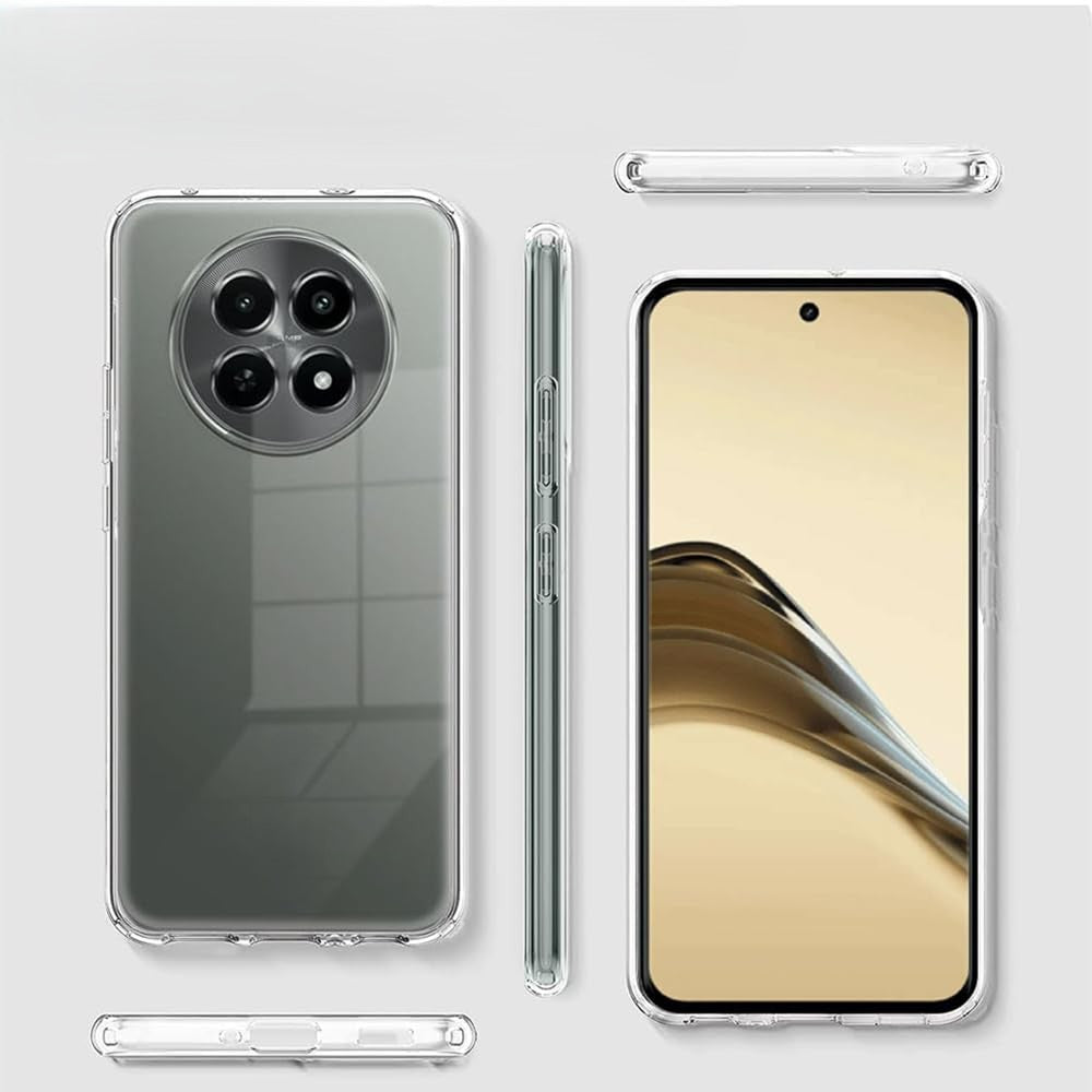 ENT Clear Back Cover for Realme 13 Pro / 13 Pro Plus 5G Back Cover Case with Camera Bump