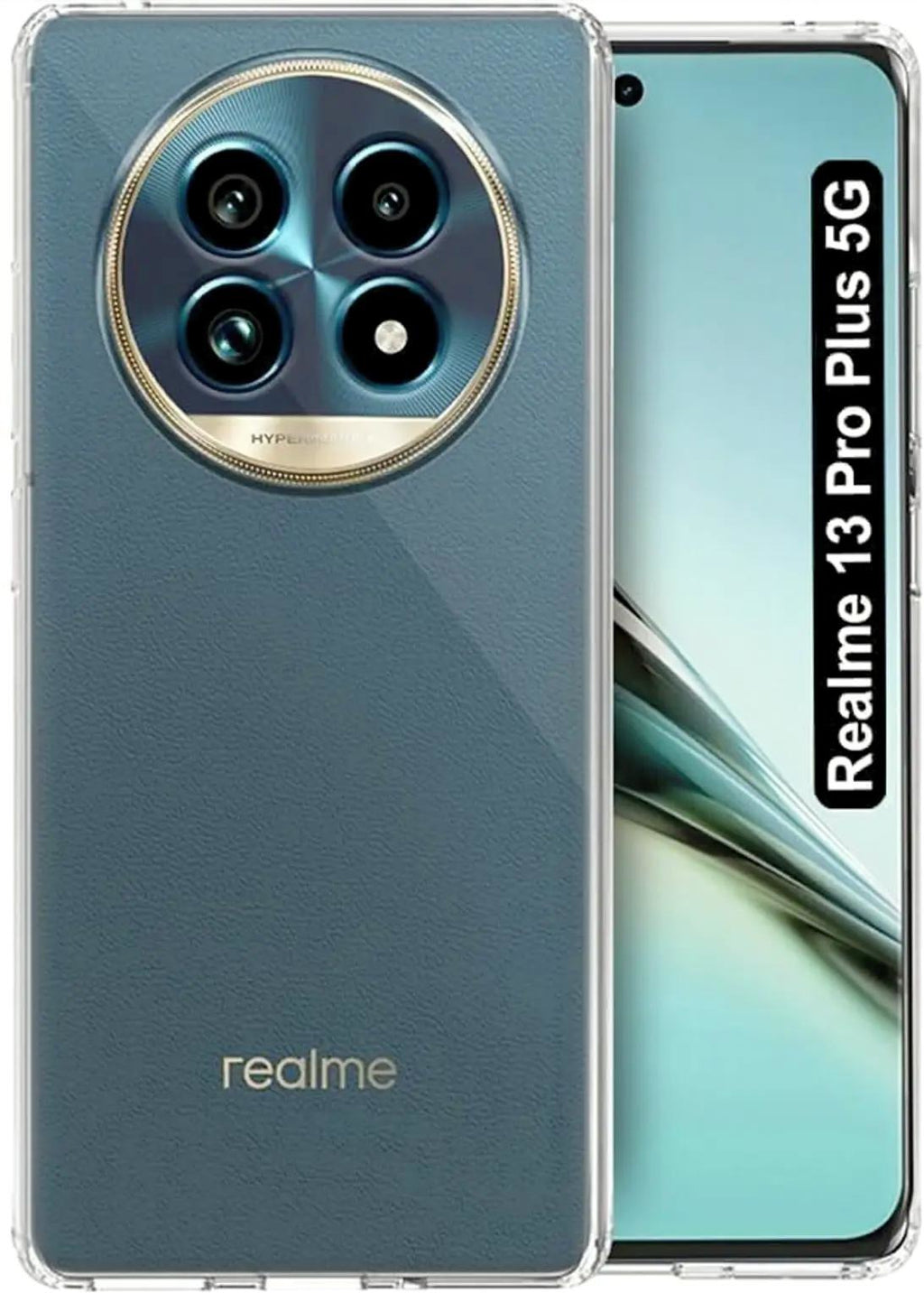 ENT Clear Back Cover for Realme 13 Pro / 13 Pro Plus 5G Back Cover Case with Camera Bump