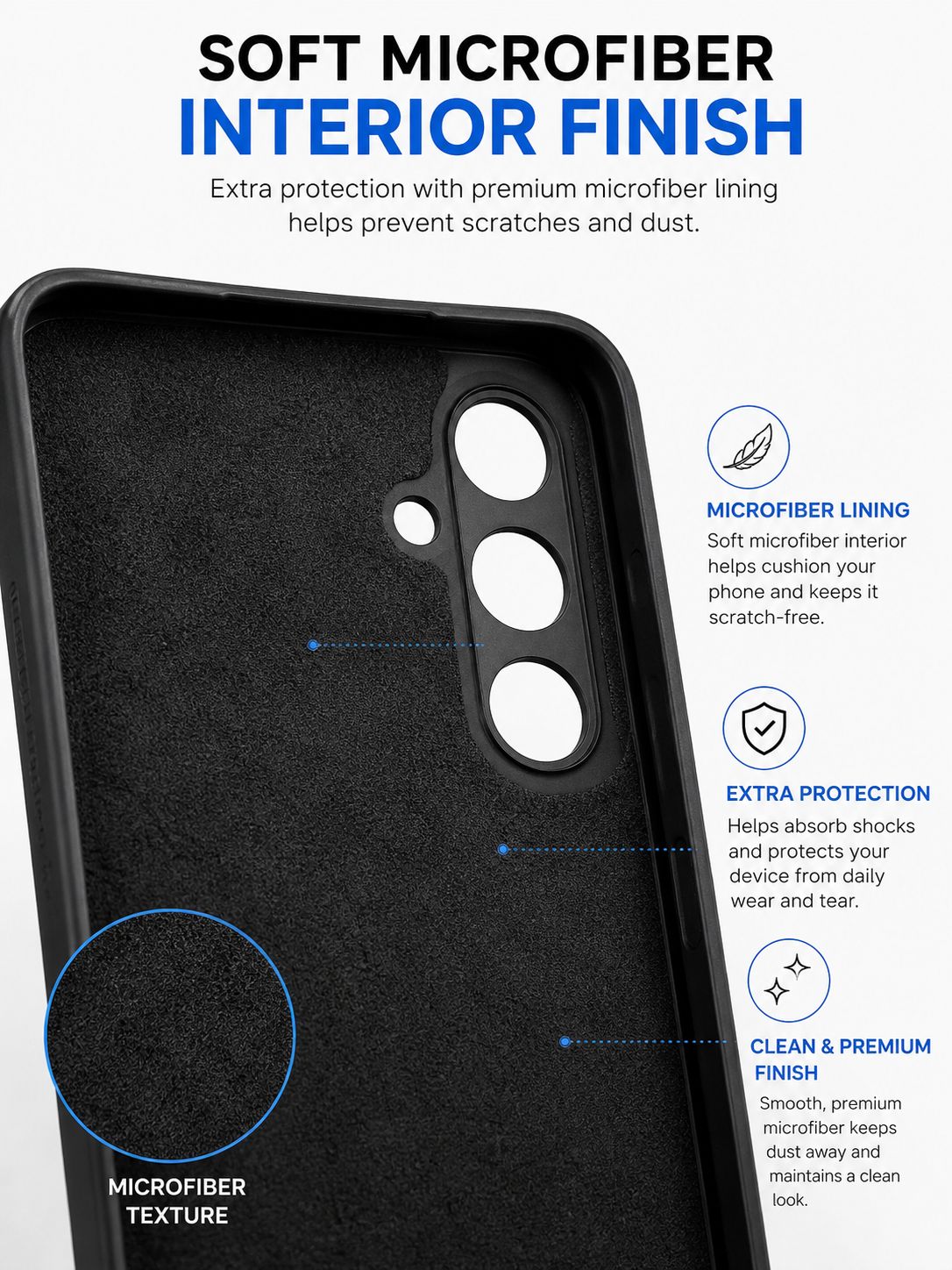 ENT Silicone  Back Cover for Samsung Galaxy A16 with Matte Finish