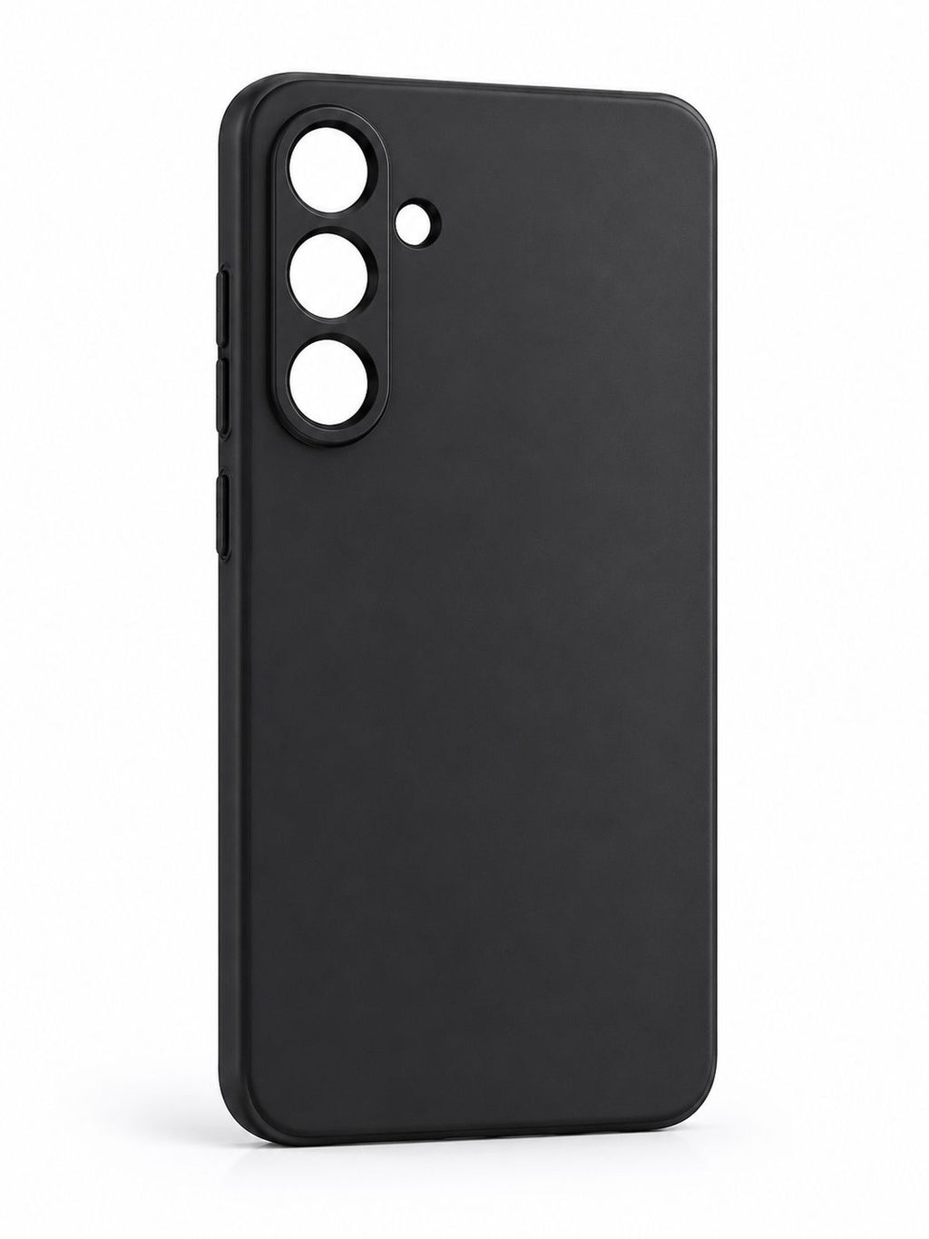 ENT Silicone Black Back Cover for Samsung Galaxy A16 with Matte Finish