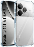 ENT Back Cover for Realme GT 6T Back Cover, Clear Transparent Case