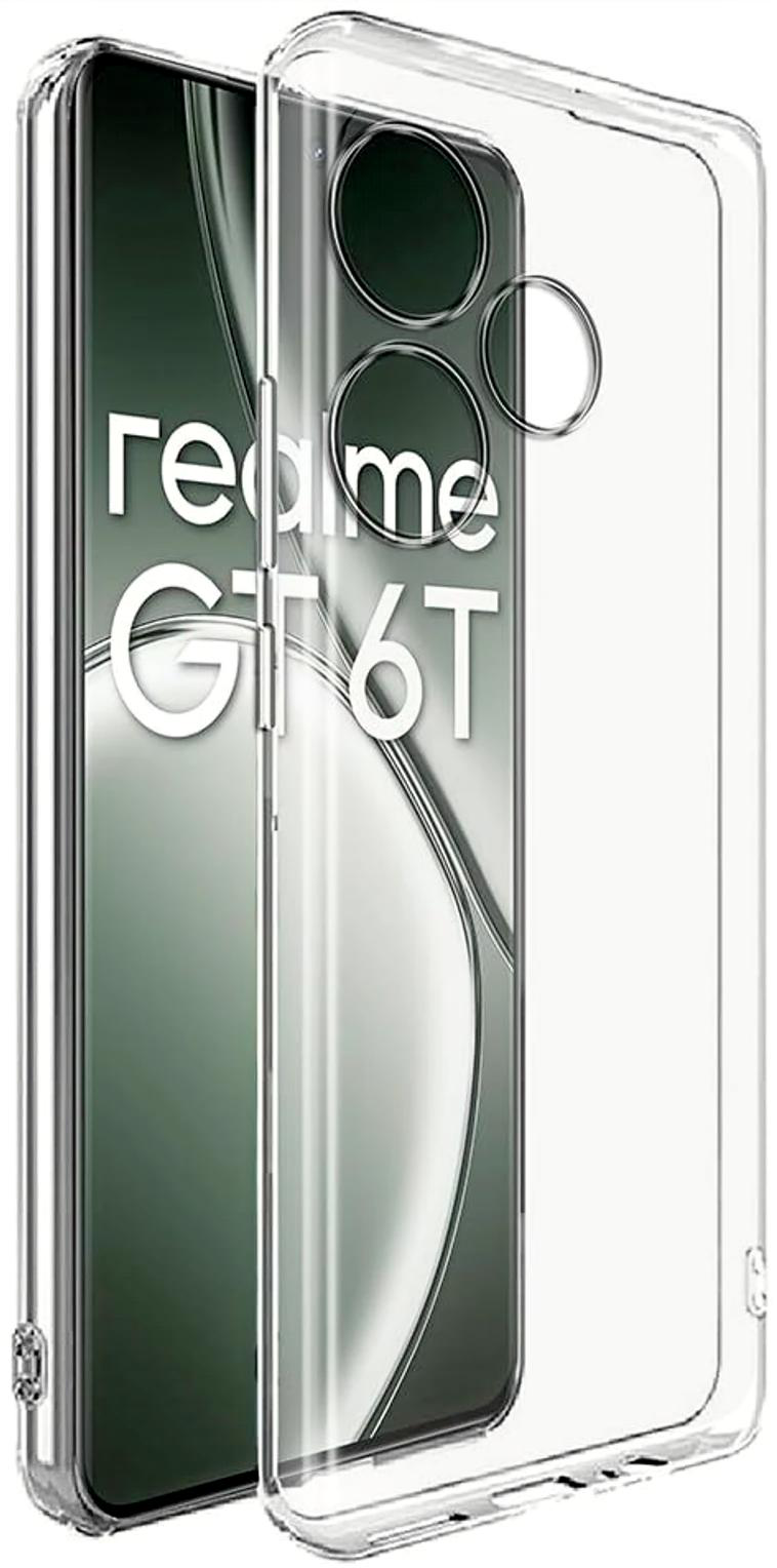ENT Back Cover for Realme GT 6T Back Cover, Clear Transparent Case
